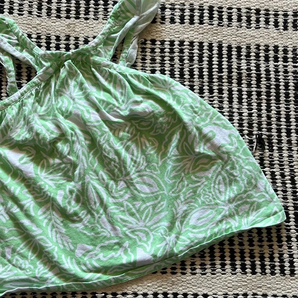 Carters size 8 Green & white girls blouse